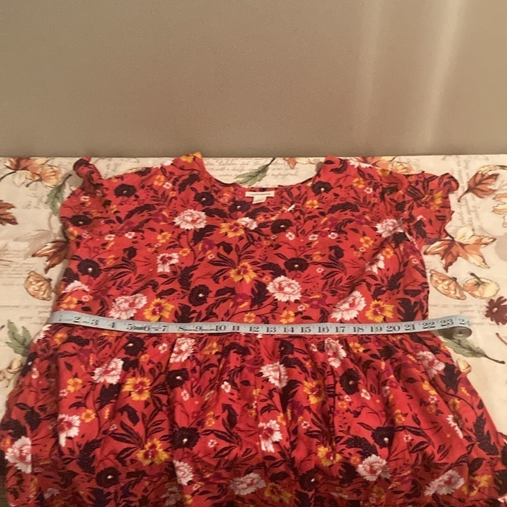Loralette‎ Red Floral Dress - Picture 8 of 11
